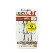 Gamakatsu 67813 Treble Hook SP M Black Size 5 (2717)