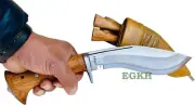 Gurkha Hand Forged Kukri - 8" Blade Mini Iraqi Operation Gripper Blocker Khukuri