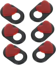 OSALADI Heart Shaped Phone Camera Cover Slide Laptop Webcam Cover Tablet Privacy Camera Cover Slide Laptop Camera Protector 6 Pack Privacy Covers