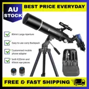 Telescope for Astronomy, 80Mm Aperture 600Mm Refractor Telescope, Adults & Kids