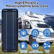 6W/5V Portable Solar Panel Trickle Charger Kit Battery Maintainer for Car Boat