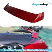 Painted 2019-2025 Fit For Mazda 3 BP Hatchback Rear Roof Spoiler D Style Top (for: Mazda)