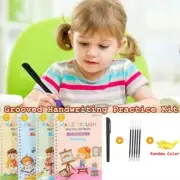 Reusable Grooved Handwriting Practice Kit Preschool Handwriting Workbook