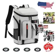 Ergonomic Lunch Cooler Backpack - Insulated, Leak-Proof for Outdoor Fun, 36 Cans