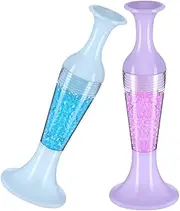 GARIOUANS 2pcs Refillable Nail Art Pen Multifunctional DIY Embroidery Tool for Nail Painting Cross-Stitching Durable Construction for Beginners and Experienced