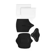 5 Pcs BBL Lumbar Molder Lipo Foam Board Back Compression Post Surgery Supplies Abdominal AB Board for Lumbar Tummy Black