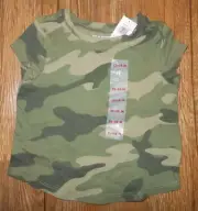 Old Navy Girls 12-18 M Camouflage Shirt