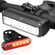 Bike Light Set for Night Riding,9000 Lumen Bright LED Bicycle Light High Beam Lo