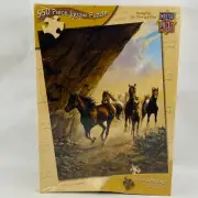Sacred Passage 550 Piece Jigsaw Puzzle Horses MasterPieces Persis Clayton Weirs