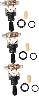 Abaodam Pcs Guitar Essential Level Sound Pickup Sound Pickup off Switch Jet Black Sturdy