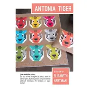 Antonia Tiger Quilt and Pillow Pattern By Elizabeth Hartman Quilting Sewing Craft