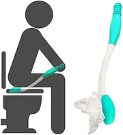Toilet Tissue Aids Tools,Bottom Wiper,Tissue Grip Long Handle Reach Comfort Aid Holder Toilet Paper Toilet Aid Self Wipe Helper