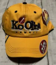 NWT Ko Olina Golf Club Hat Cap Hawaii Ahead Extreme Fit Adult Gold Yellow