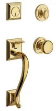 Baldwin 85320003ENTR Estate Madison Tubular Handleset