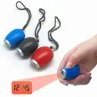 Projection Clock Convenient Safe Portable Digital Projection Alarm Clock Lanyard