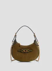 GUESS Women's Green Malva Mini Hobo Bag