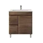 750mm Freestanding Bathroom Vanity Cabinet Basin Unit Dark Oak Bathroom Vanity