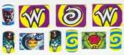 Cirqus Voltaire Pinball Machine Target Decal Set