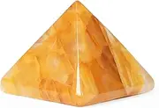 Artistone 44mm Pyramid Gem Healing Crystal Ornament£¨Citrine)