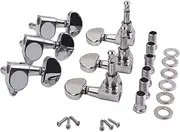 Vaguelly Gc203o Guitar Parts Tuning Pegs Guitar Tuning Keys Acoustic/electric Guitar Tuning Heavy Duty Metal Replacement for Worn Pegs