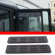 For Land Rover Defender 2004-18 Alloy Rear Window Upper Ventilator Louvers Trim