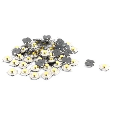 50Pack 5mmx5mmx2mm 4-Pin PCB Momentary Tactile Tact Push Button Switch