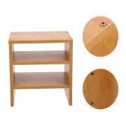 Floating Shelves Monitor Stand Tabletop Storage Rack Book Miss Office