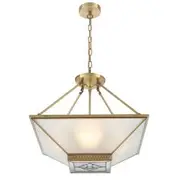 Telbix Lighting Bracci CTC Pendant Light - Brass