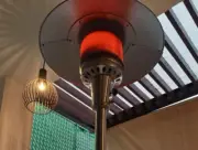 Patio Heater Reflector Shield,(10 Panels) Propane Patio Heaters Heat Deflector R
