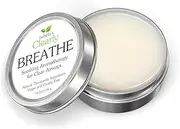 Clearly BREATHE, Natural Congestion Relief | Sinus and Allergy Blend | Aromatherapy Chest Rub with Peppermint, Eucalyptus, Chamomile | Vegan and Cruelty Free | Made in USA