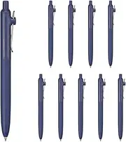 三菱鉛筆 uniball ZENTO Standard Model Rollerball Pen, Fine 0.5mm, Water-Based Black Ink, Ultra-Smooth with Reduced Friction, Coastal, Pack of 10 (UBNZSC05.10)