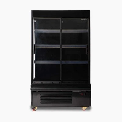 Bromic Semi Vertical Display 2 Sliding Door Fridge 938mm - 3335644-NR-BR