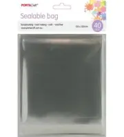 Sealable Bags 120x120mm 40pk (Product #162156)