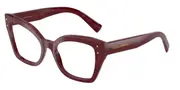 Dolce & Gabbana DG3386 3442 Women’s Glasses Burgundy Size 53 - Private Health Rebate - Blue Light Block Available