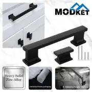 Solid Metal Matte Black Cabinet Pulls Knobs Handles Kitchen Bath Drawer Hardware