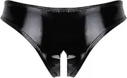 [GRRKDFQ] Women's Erotic Costumes Open Crotch High Cut G-String Underwear