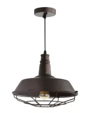 JONATHAN Y Farmhouse 14.25in Adjustable Industrial LED Pendant