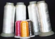 FOUR X-LG CONES WHITE BOBBIN THREAD MACHINE EMBROIDERY