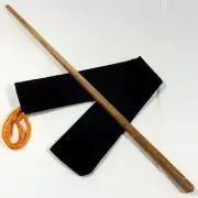 16" Diggory Hand Turned Almond Wood Magic Wizards Wand Wicca Pagan w/ Velvet Bag