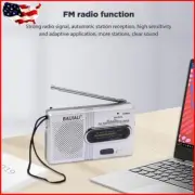 Mini AM/FM Radio Rechargeable Full-wave Band Multifunctional Radios for Elderly