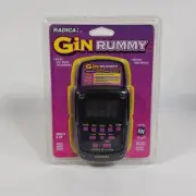 Radica Gin Rummy Electronic Handheld Game NEW (Old Stock)