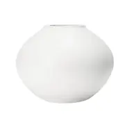 [James Lane] Corfu Vase White Concrete - 30cm Dia