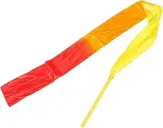 ifundom Dance Ribbon Gymnastics Accessory Elegant Rainbow Streamer for and Marching Band