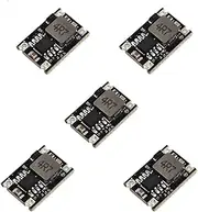 3.3V Regulator 5pcs Mini Reducer DC 4.75-23V 5V 12V Buck to 3.3V Buck Converter Board 1.8A Output Mini360 Small Size Power Module(Black 3.3V)