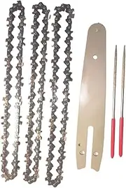 Chainsaw Blade 6 Inch 1/4"P 36DL Drive Link Electric Saw Chainsaw Guide Bar and Saw Chain Set Rechargeable Saw Bar Carpentry Tools