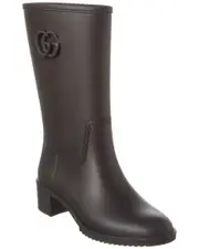 Gucci Double G Rain Boot 36 Black