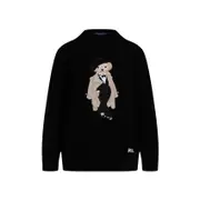 [Ralph Lauren Collection] Ralph Lauren Collection-Black Cashmere Bear Pullover-Donna S STAND