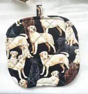 Hand Made, Labrador Retriever Hot Pad, 10" x 10"