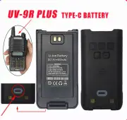 For Baofeng UV-9R Plus Battery Type-C Battery For UV 9R Pro Walkie Talkie Lot