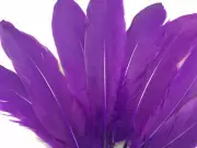 USA SELLER | 1 Pack - Purple Goose Satinettes loose feathers 0.3 oz. Craft Art